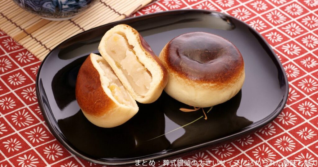 まとめ：葬式饅頭の大きいサイズに込められた意味と魅力