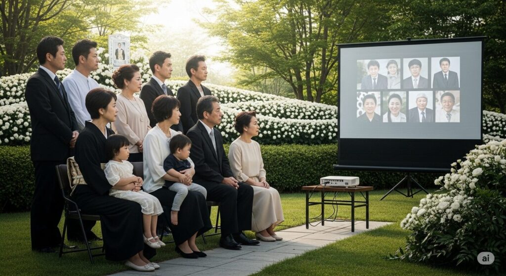 葬式のスライドショーを彩る、感動の曲の選び方