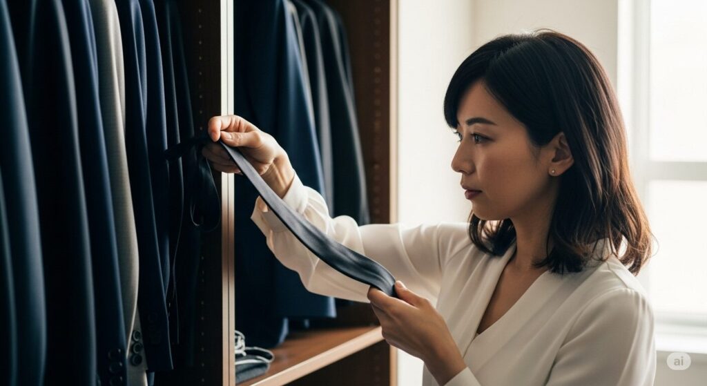 葬式でのネクタイの結び方:プレーンノットで失礼なく