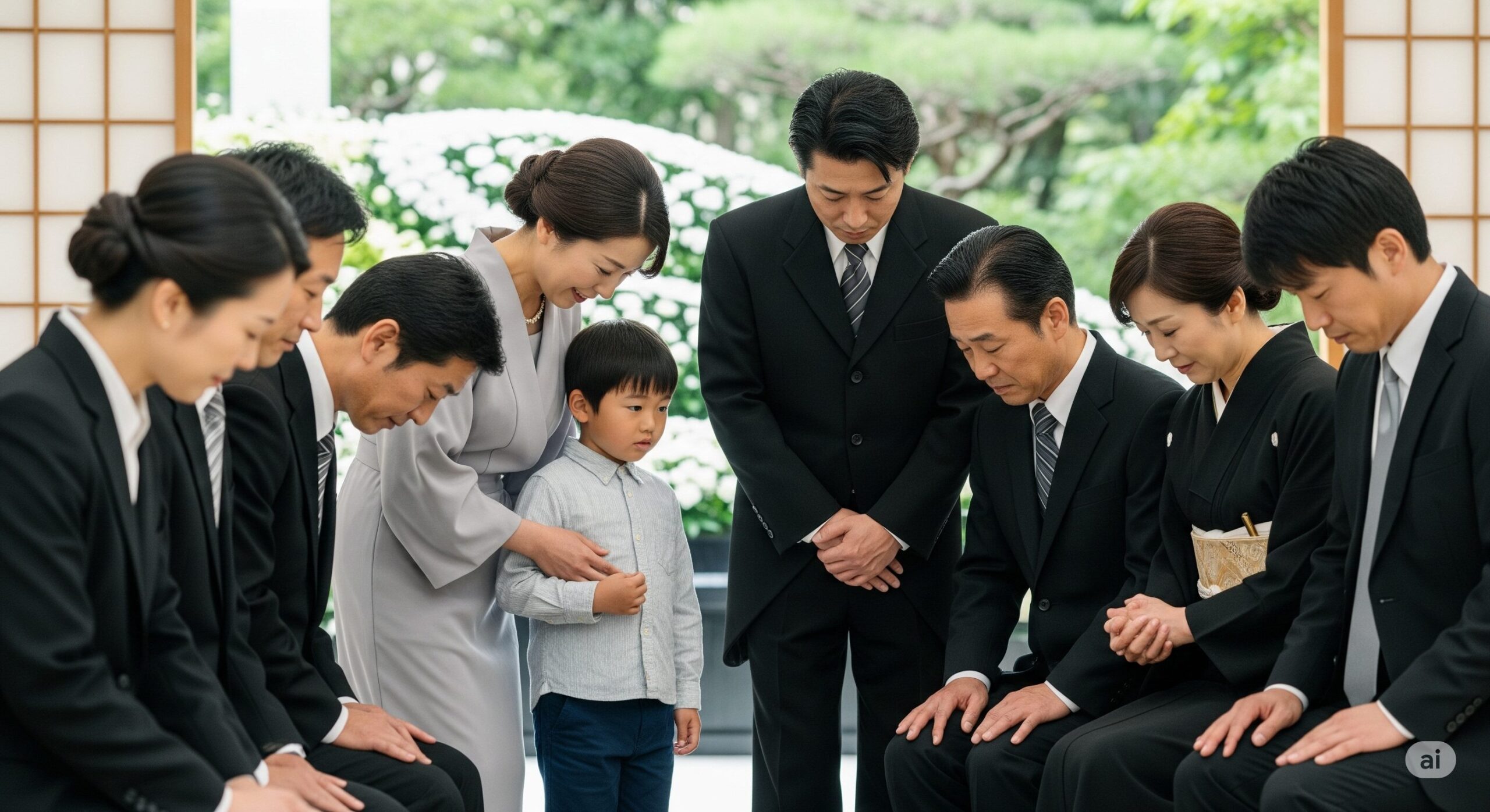 故人・遺族に葬式でかける言葉【例文集】