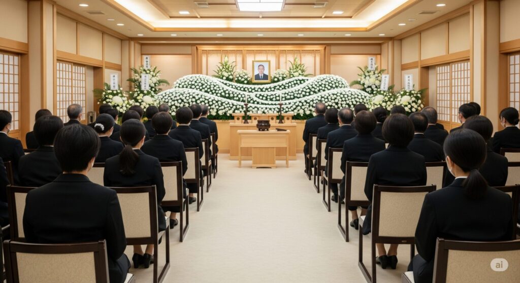 【葬式の席順】嫁はどこに座る?親族席でのマナーと正しい位置