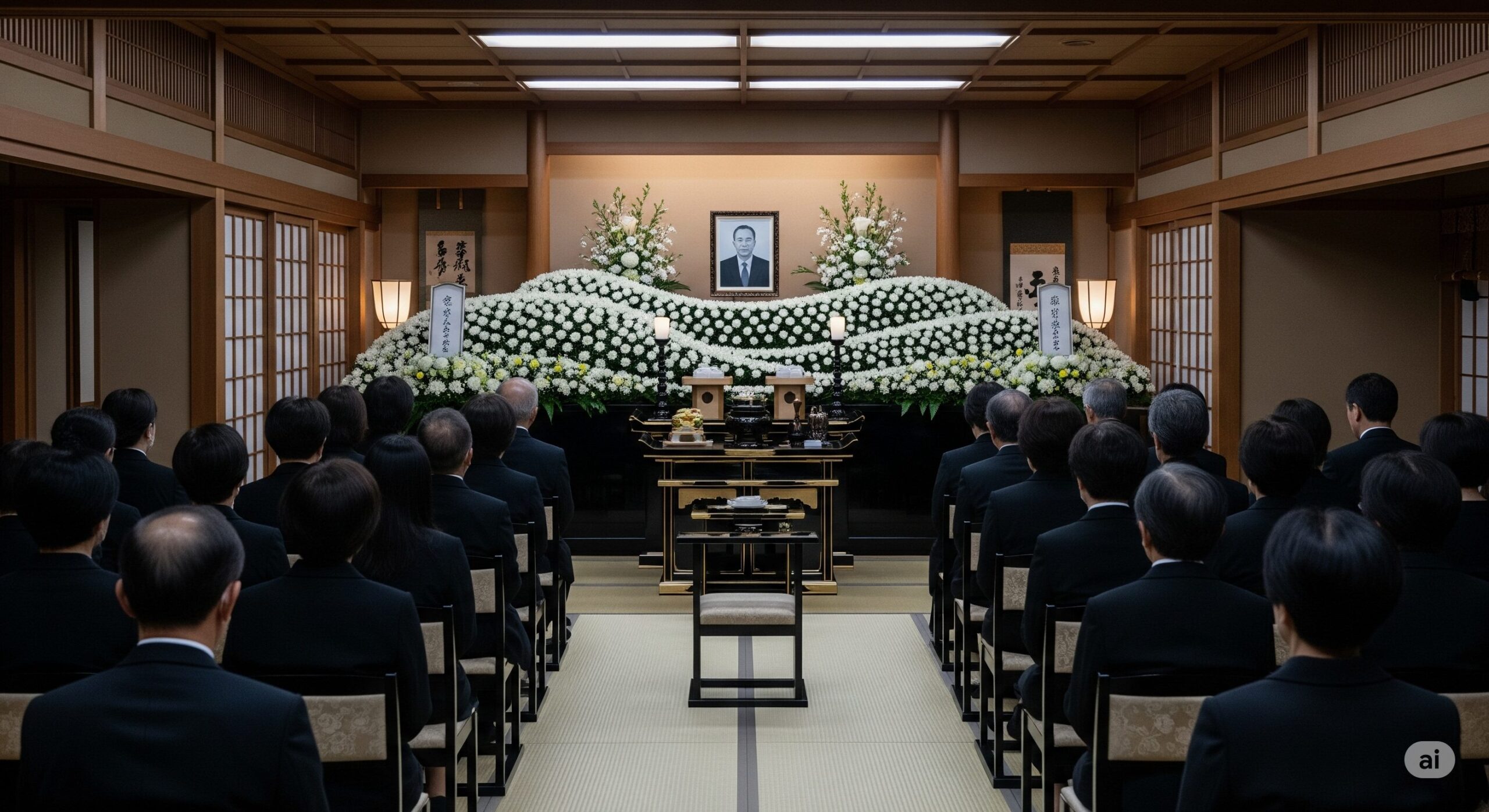 【葬式の席順】嫁はどこに座る？親族席でのマナーと正しい位置