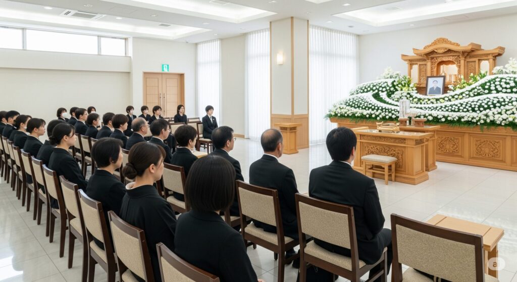 【葬式の席順】嫁はどこに座る?親族席でのマナーと正しい位置