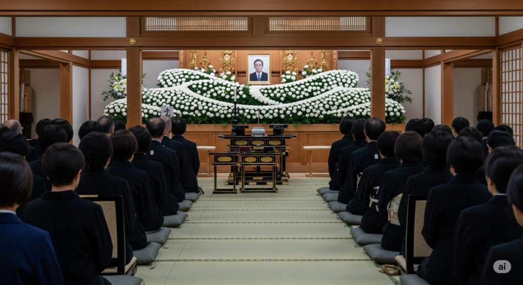 【葬式の席順】嫁はどこに座る?親族席でのマナーと正しい位置
