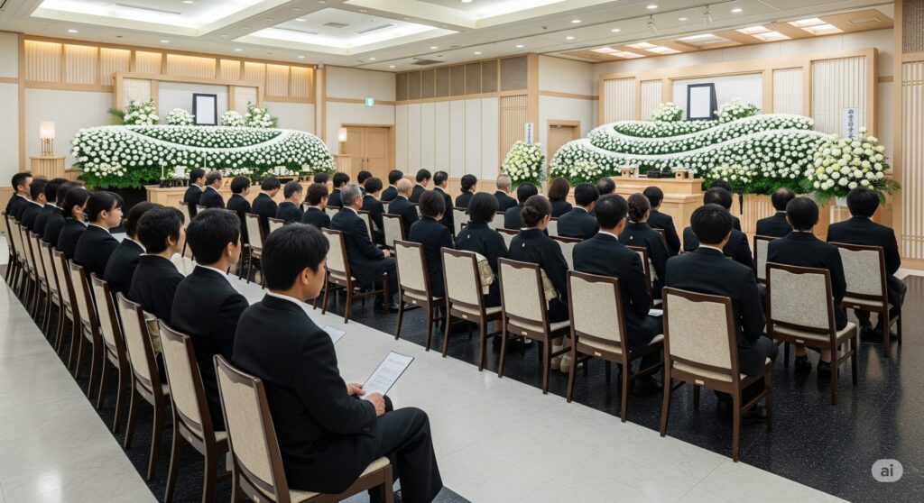 【葬式の席順】嫁はどこに座る?親族席でのマナーと正しい位置