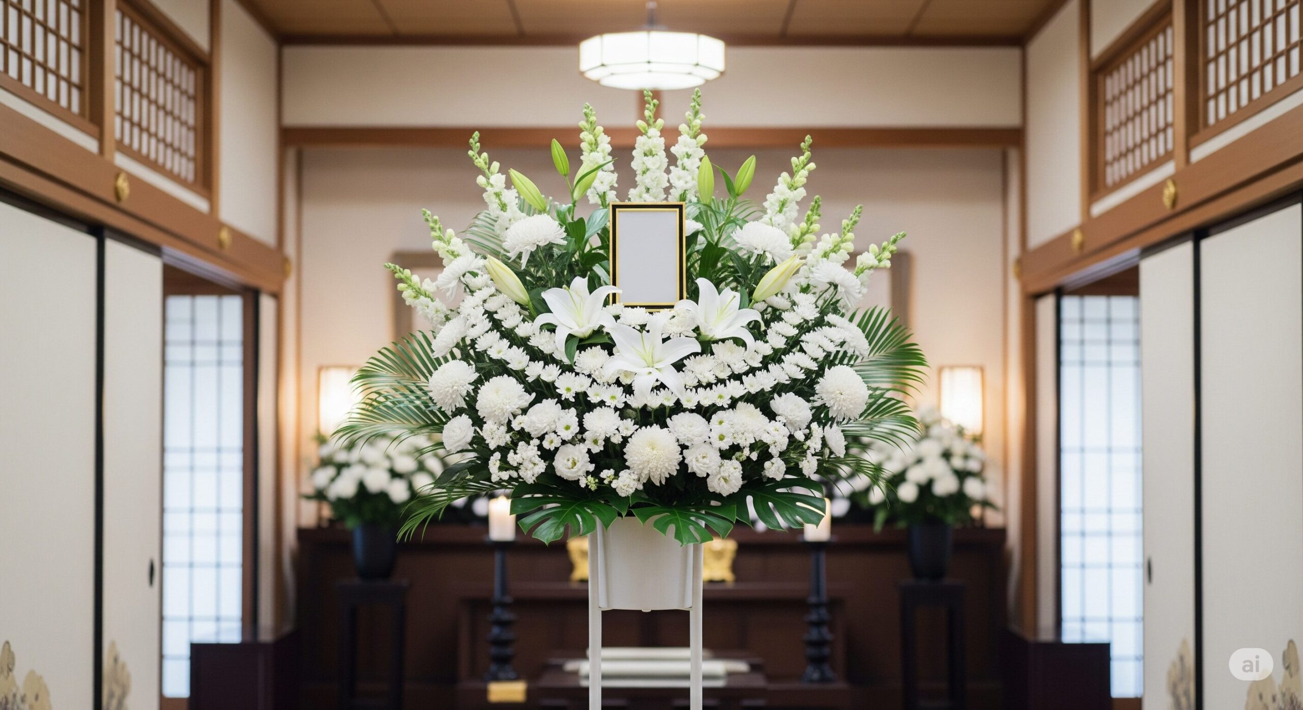 葬式の盛花とは？相場・マナーから札名の書き方まで解説