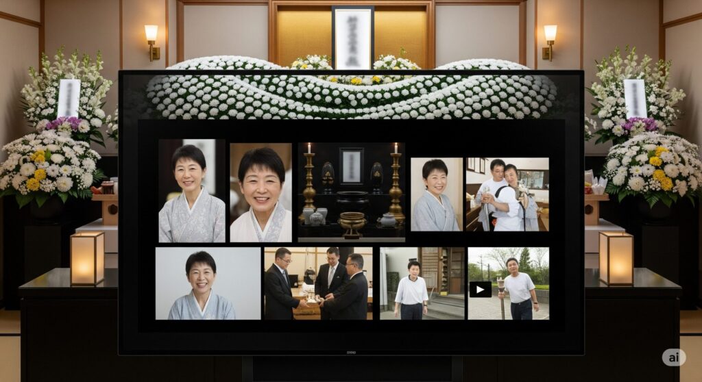 葬式のスライドショーを彩る、感動の曲の選び方