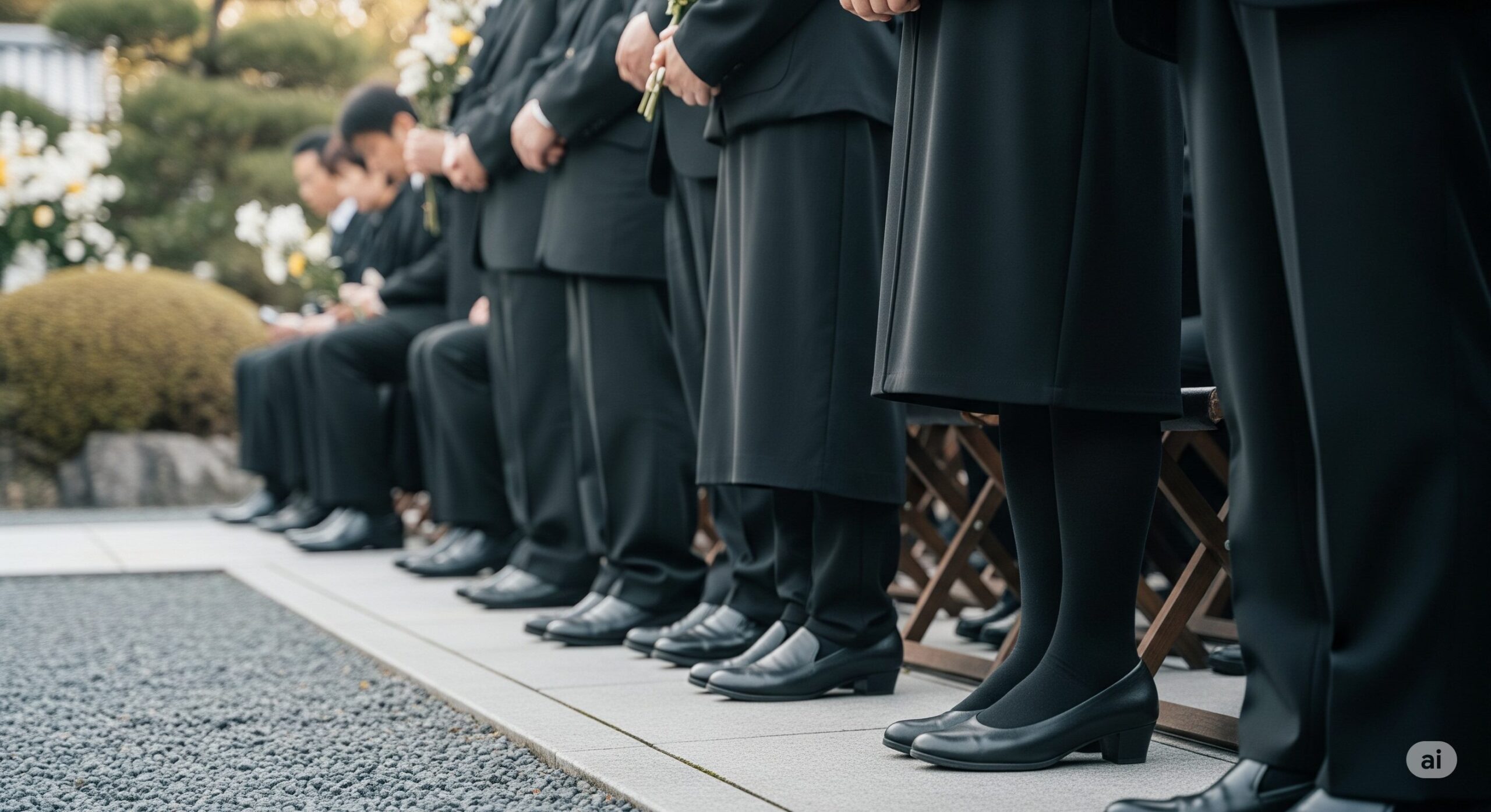 葬式でパンプスが履けない！足が痛い時の靴選びとマナー
