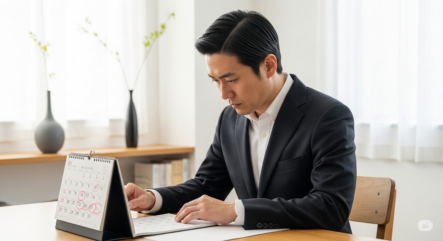 おじの葬式で仕事を休むべきか？判断基準とマナー
