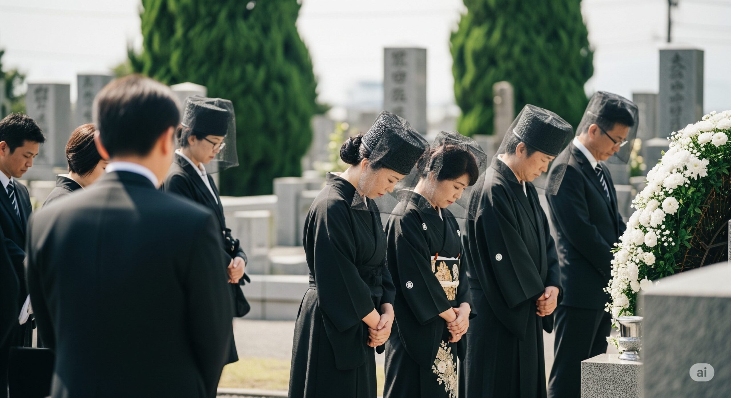 葬式での帽子・ベール、マナーと選び方