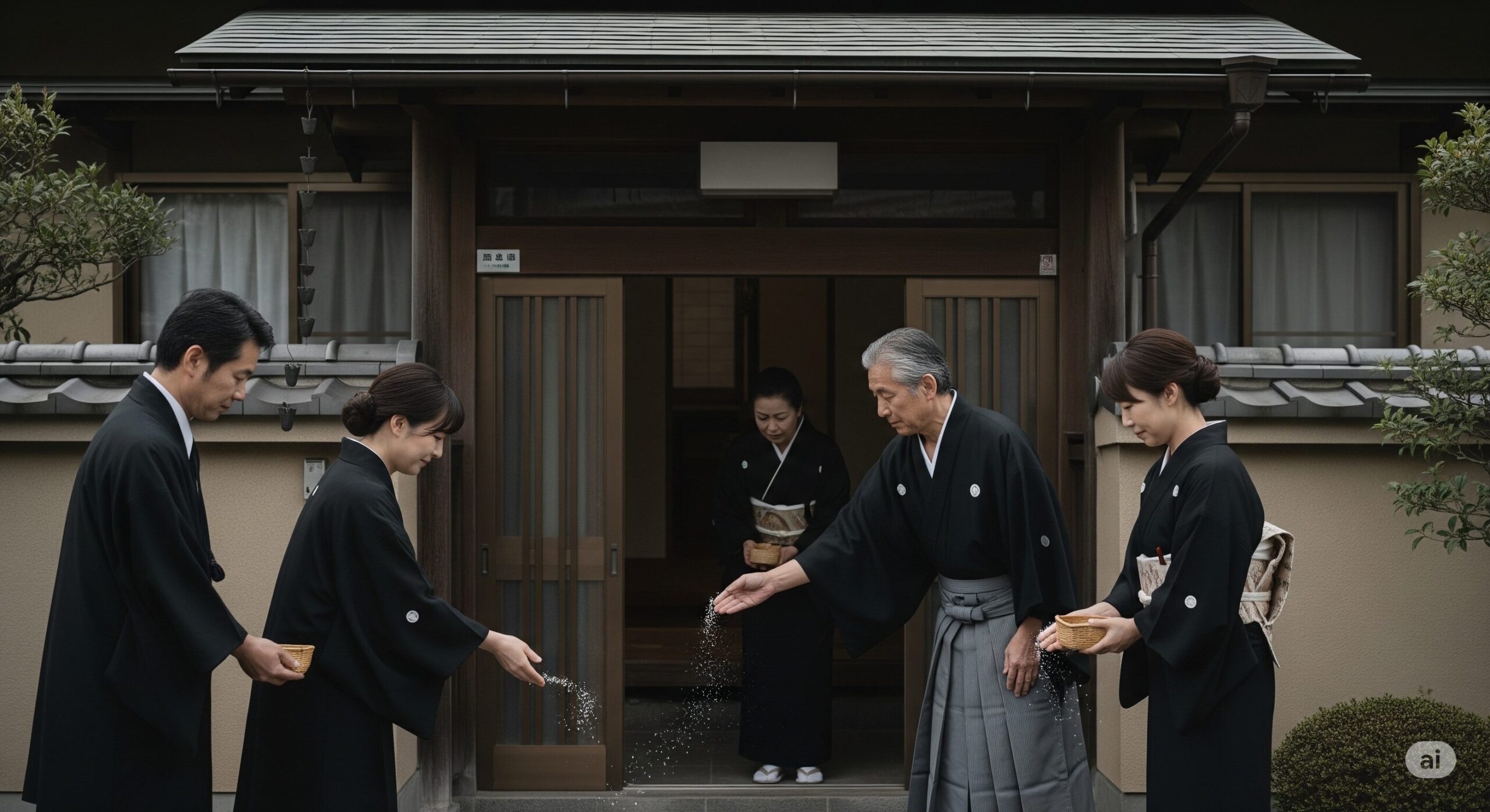 葬式で塩をまく理由は？お清めの意味と正しい作法を解説