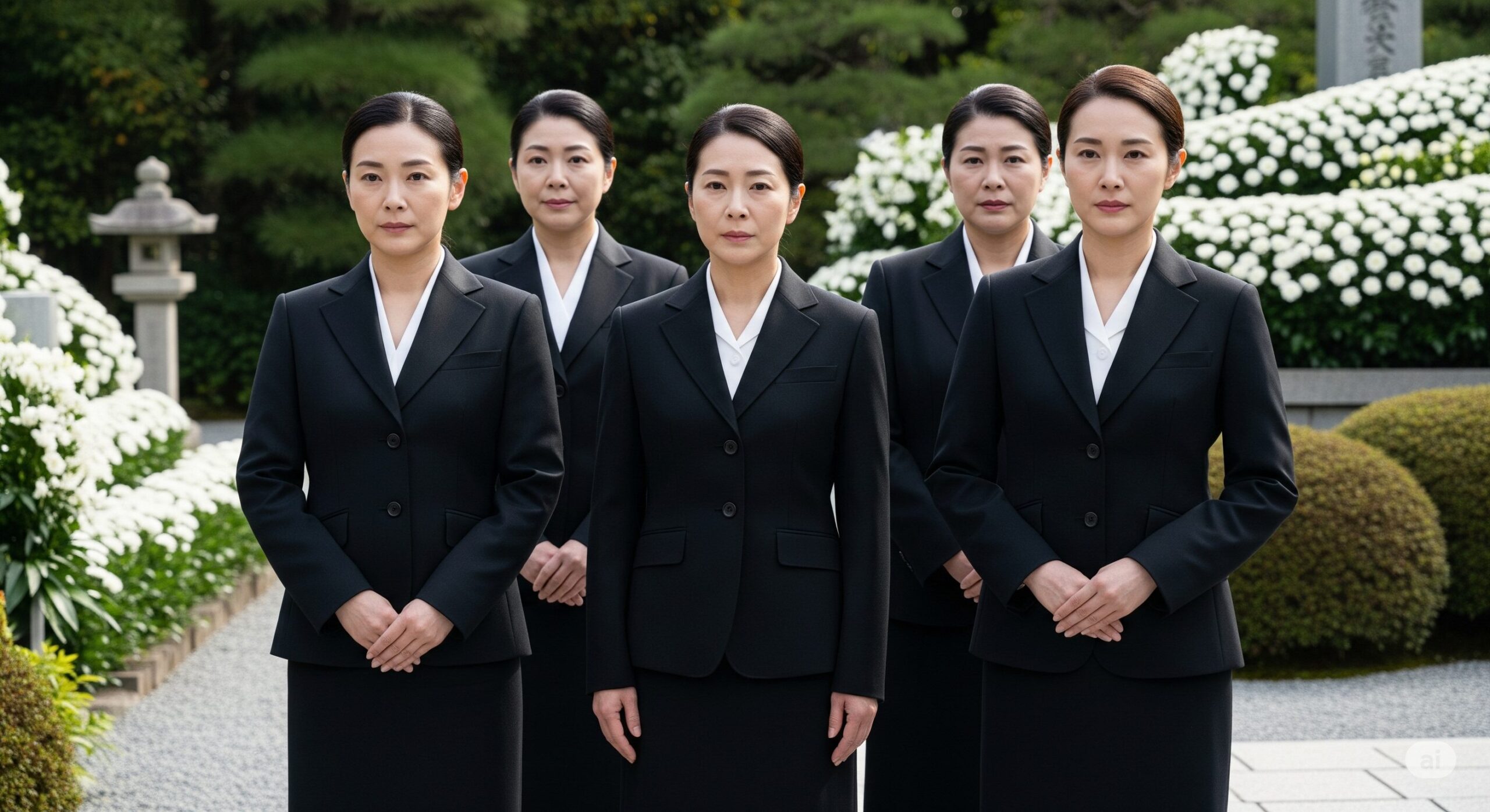 【驚愕】葬式での女性のスーツのインナー選びで失敗する落とし穴