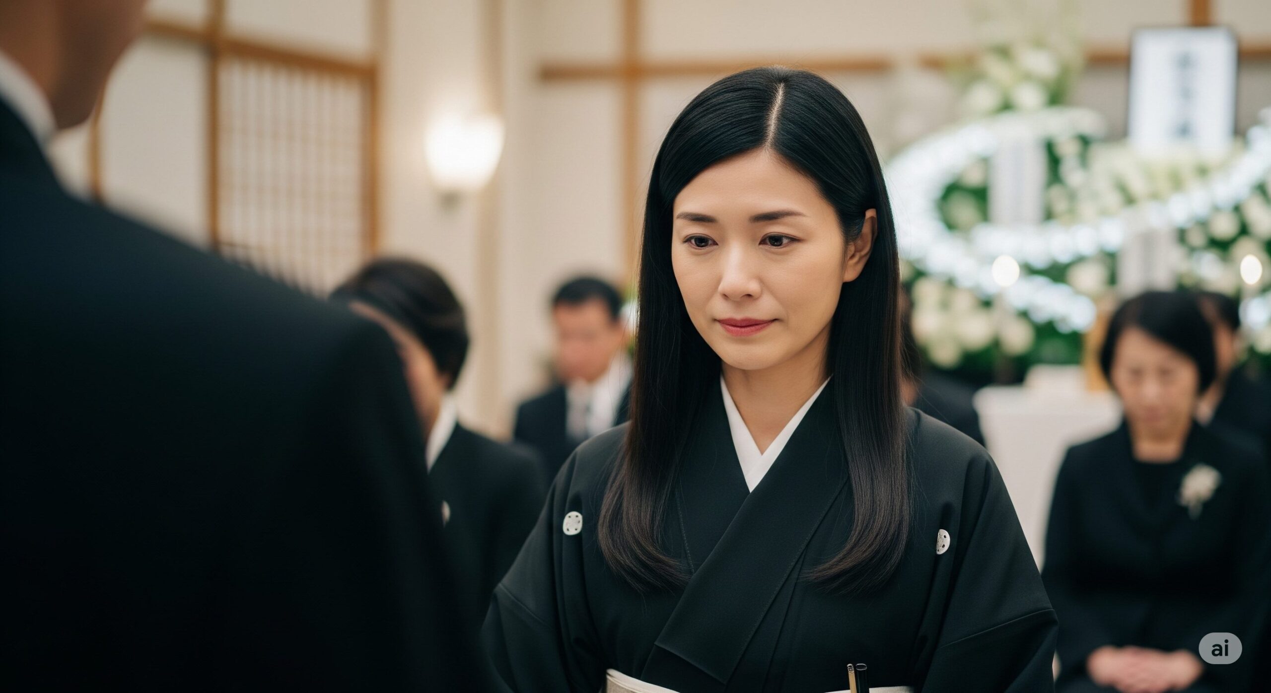 お葬式でロングヘアをおろしたままはNG？失礼にならない髪型は？