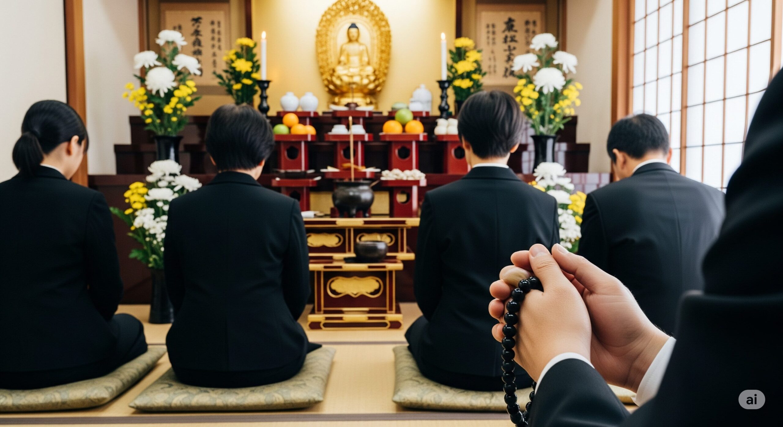 【葬式】義理の父の訃報！喪主・参列で迷わない対処法
