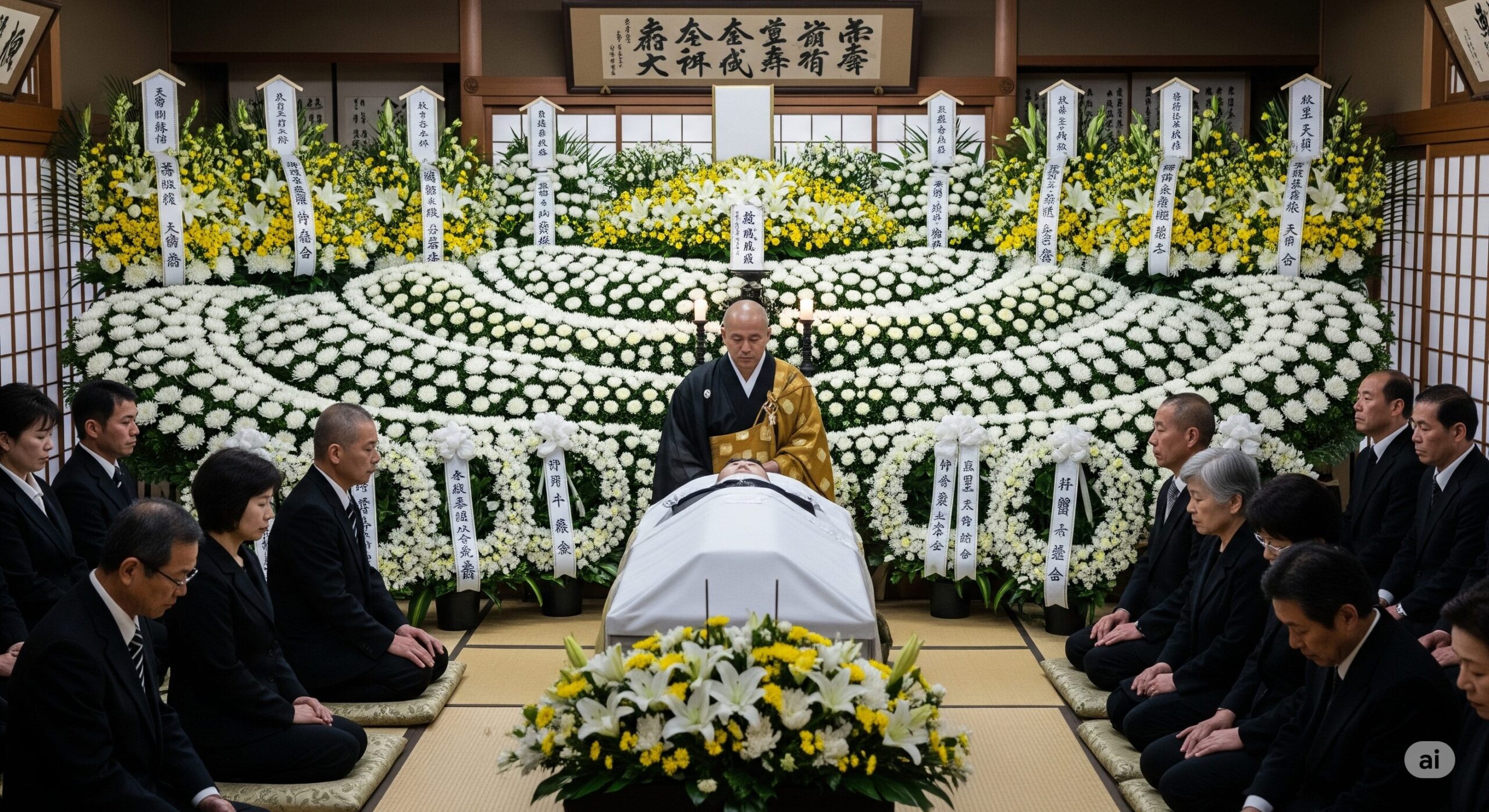 葬式で花輪を飾る昔の慣習と意味！5つの疑問を徹底解説